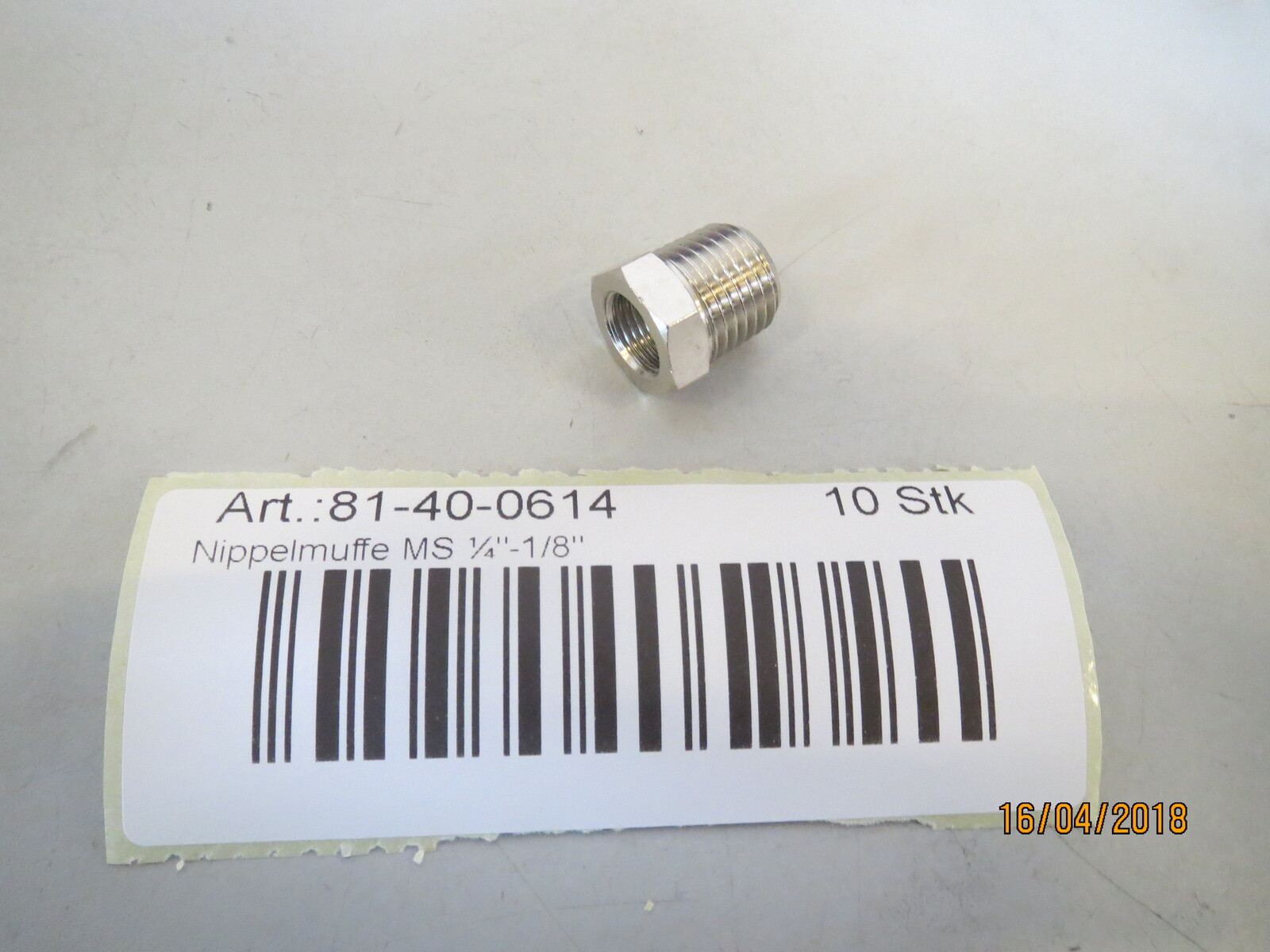 Nipple sleeve MS ¼"-1/8"